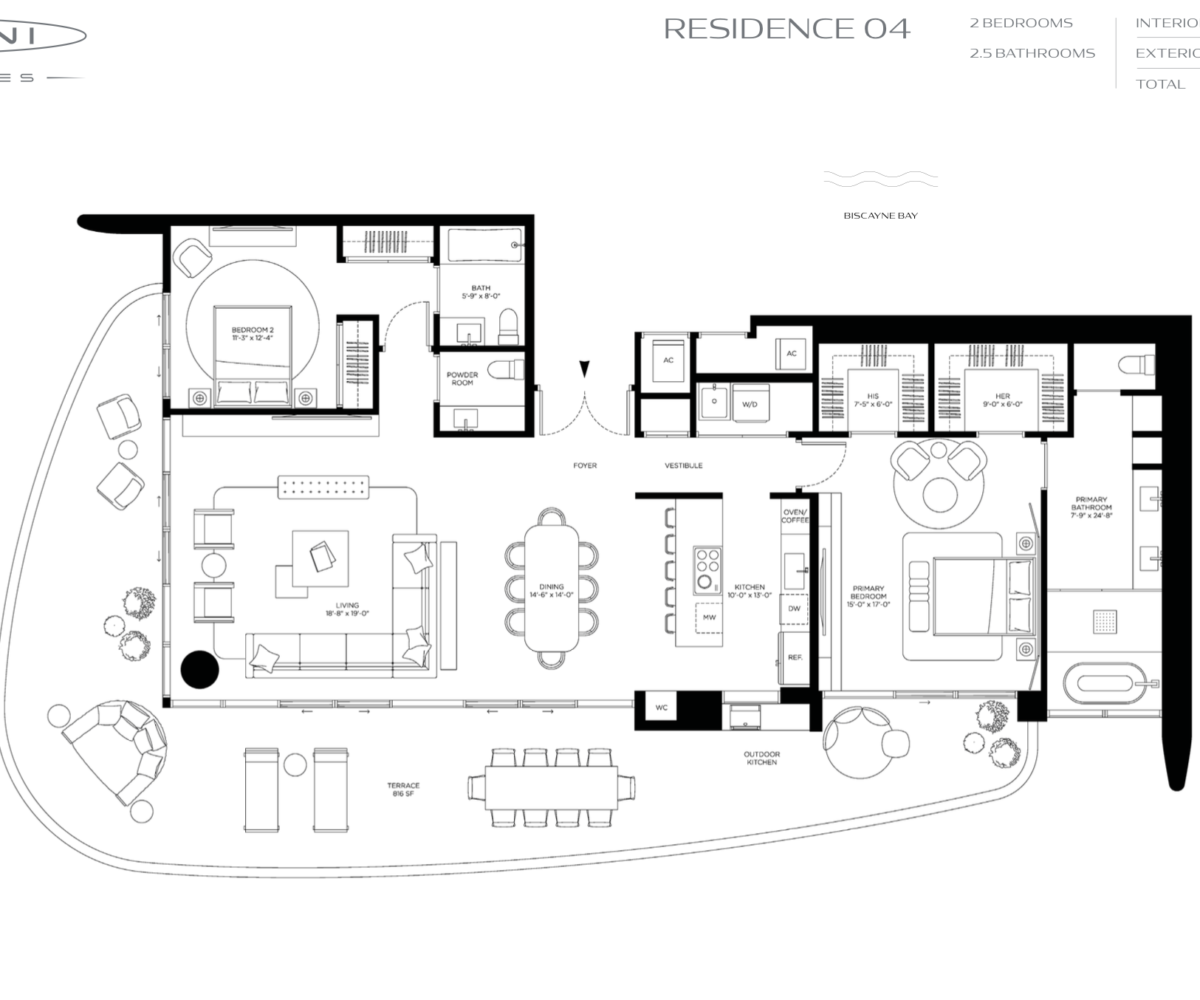 Pagani North Bay Village Floorplans