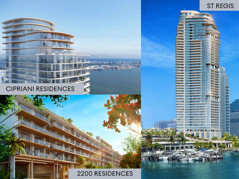 Vista aérea del skyline para inversionistas que buscan invertir en propiedades en Brickell.