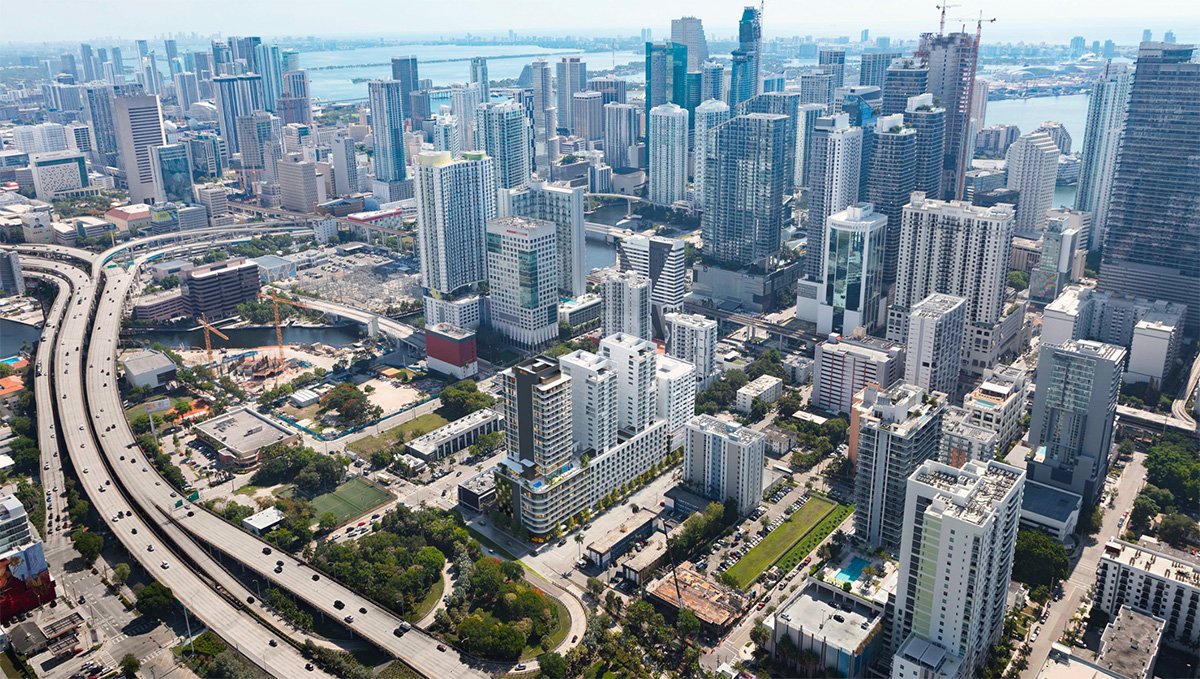 Smart Brickell, condominio en Miami diseñado para la flexibilidad y la rentabilidad, permitiendo rentas cortas a través de plataformas como Airbnb. 