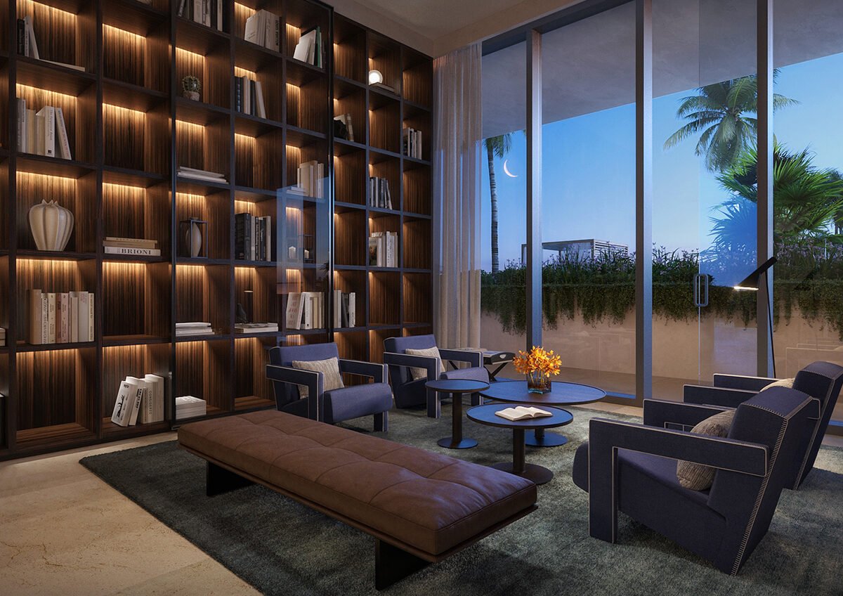 72 Carlyle Miami Beach Residencias es un proyecto de lujo en la playa de Miami, con terrazas privadas, techos altos y vistas impresionantes.