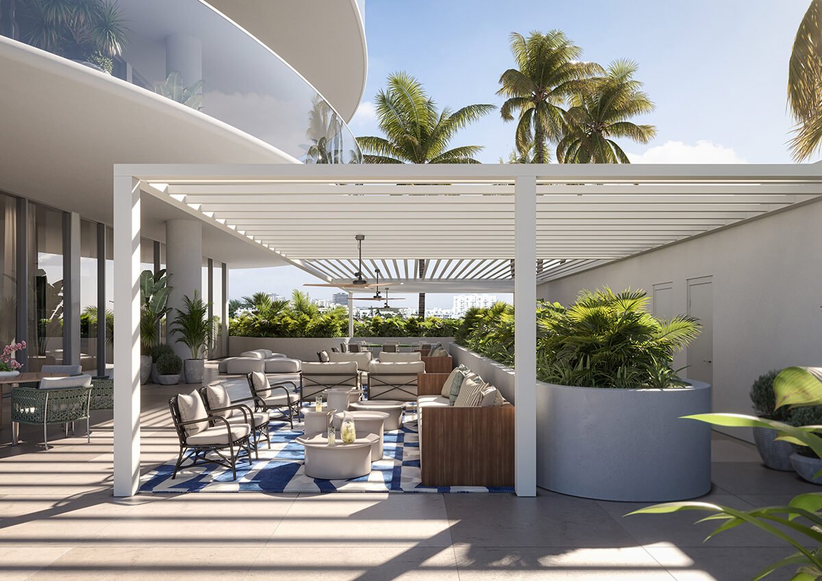 72 Carlyle Miami Beach Residencias es un proyecto de lujo en la playa de Miami, con terrazas privadas, techos altos y vistas impresionantes.