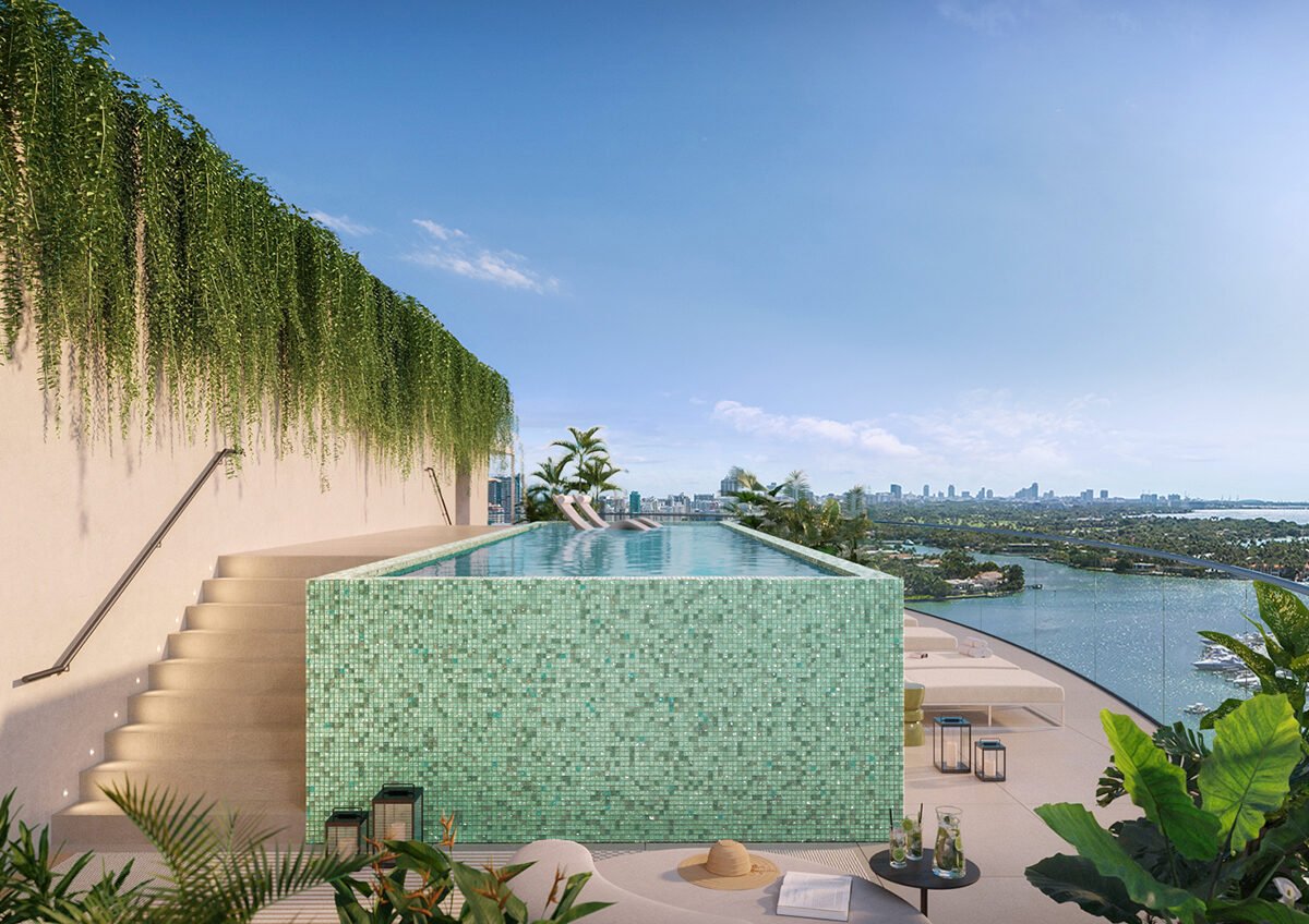 72 Carlyle Miami Beach Residencias es un proyecto de lujo en la playa de Miami, con terrazas privadas, techos altos y vistas impresionantes.