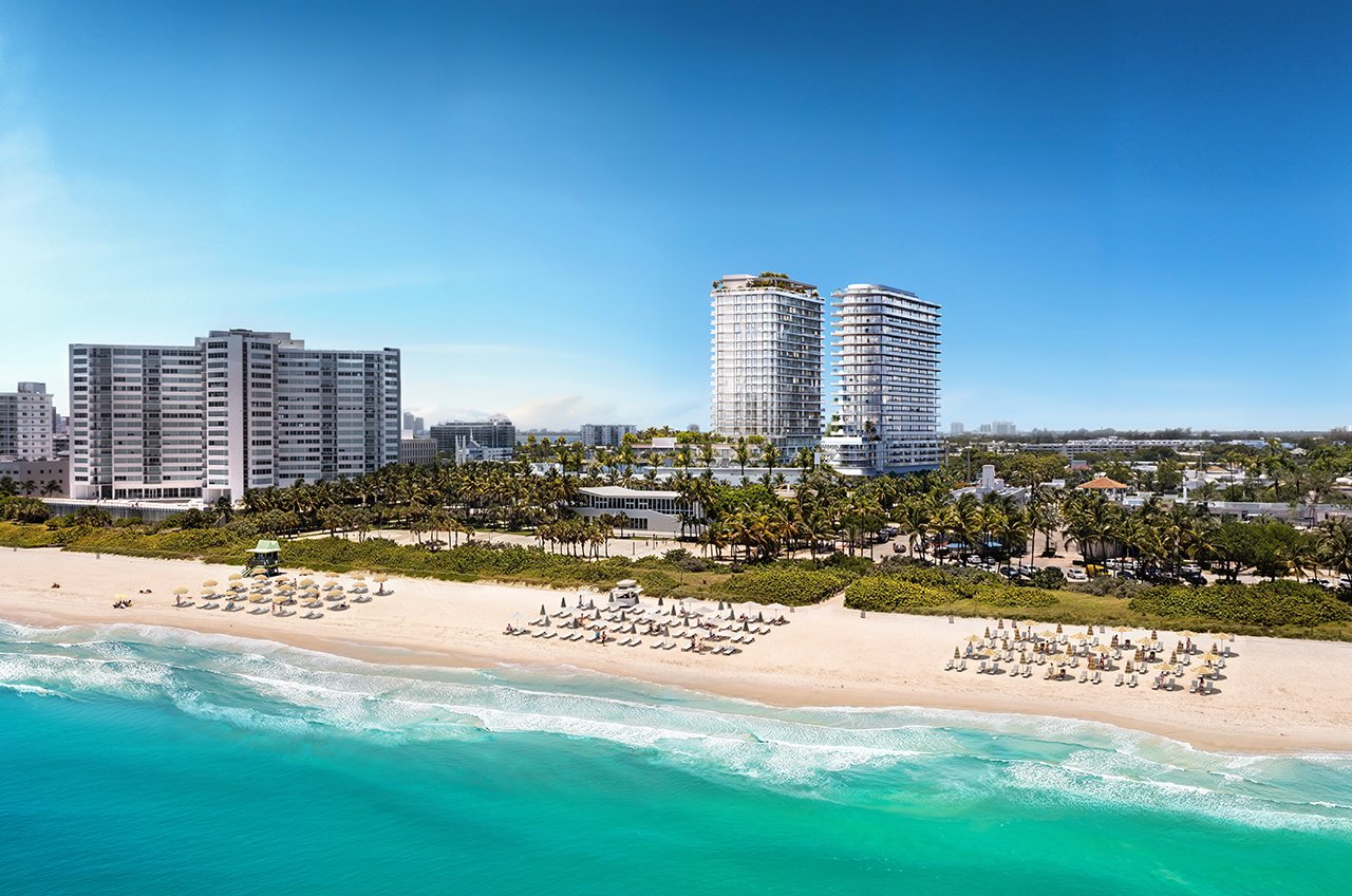 72 Carlyle Miami Beach Residencias es un proyecto de lujo en la playa de Miami, con terrazas privadas, techos altos y vistas impresionantes.