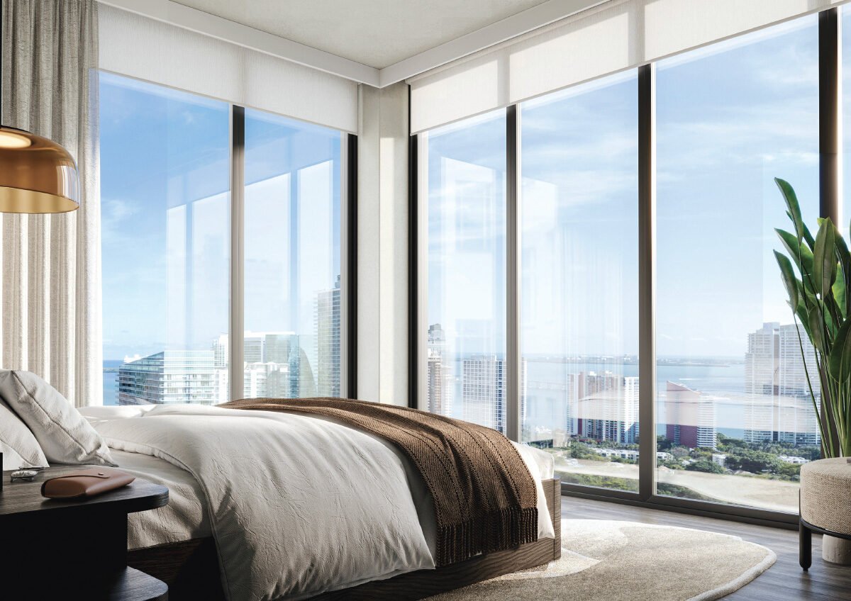 omus Brickell City Center en Miami, proyecto de condominios de lujo que permite rentas cortas.