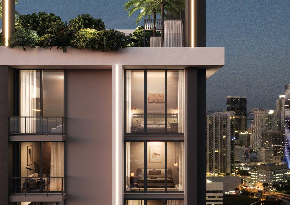 omus Brickell City Center en Miami, proyecto de condominios de lujo que permite rentas cortas.